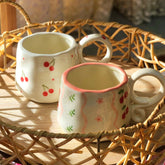 Red & Pink Butterfly Ceramic Mug - view 7
