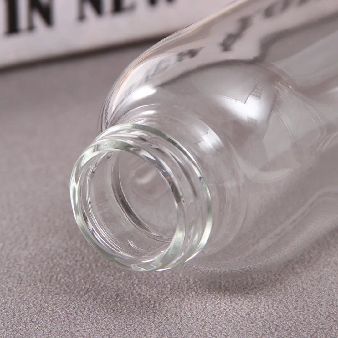 1L Glass Bottle with Bamboo Lid