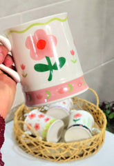 Spring Floral Ceramic Mug, 400ml - view 7