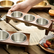 Stainless Steel Sauce Cups with Wooden Stand - view 2