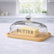 Bamboo Butter Dish with Glass Dome - view 3
