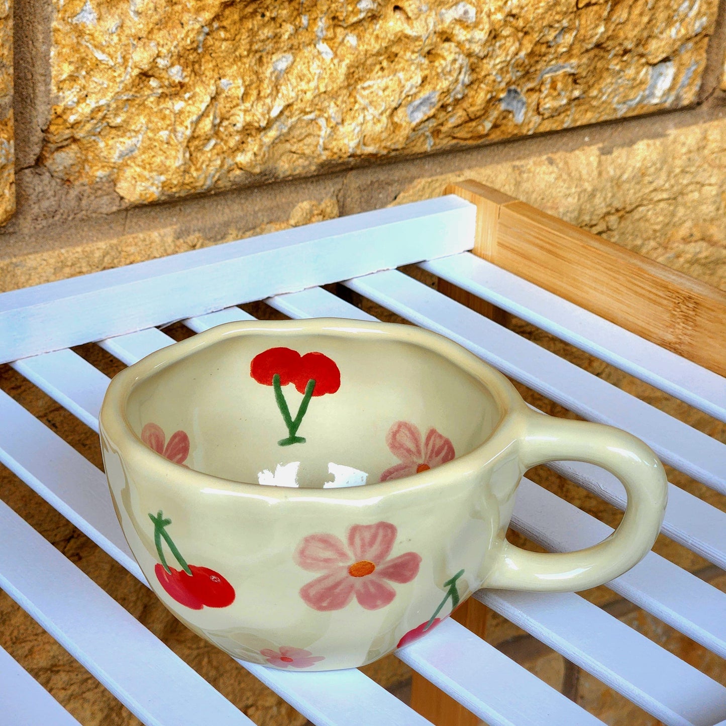 Floral Charm Ceramic Mug