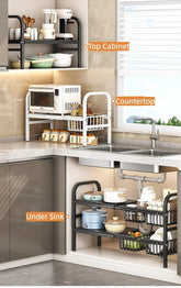 Under-Sink 3-Tier Multi-Purpose Kitchen Storage Rack - view 5