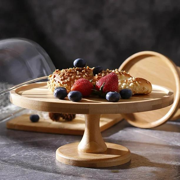 Bamboo Serving Dessert Stand