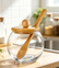 Glass Sugar Jar with Bamboo Lid & Spoon - view 3