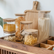 Rectangular Airtight Glass Container with Bamboo Lid - view 2