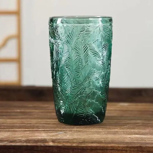 380ml Dark Green Glass Cup | 1 Dozen