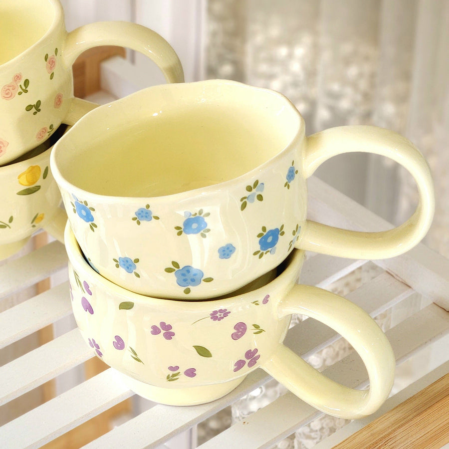 Floral Garden Ceramic Mug, 500ml - view 3