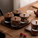 Glass Storage Jar Set with Acacia Wood Lids - view 5