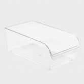 Wide Clear Acrylic Fridge Organizer Bin