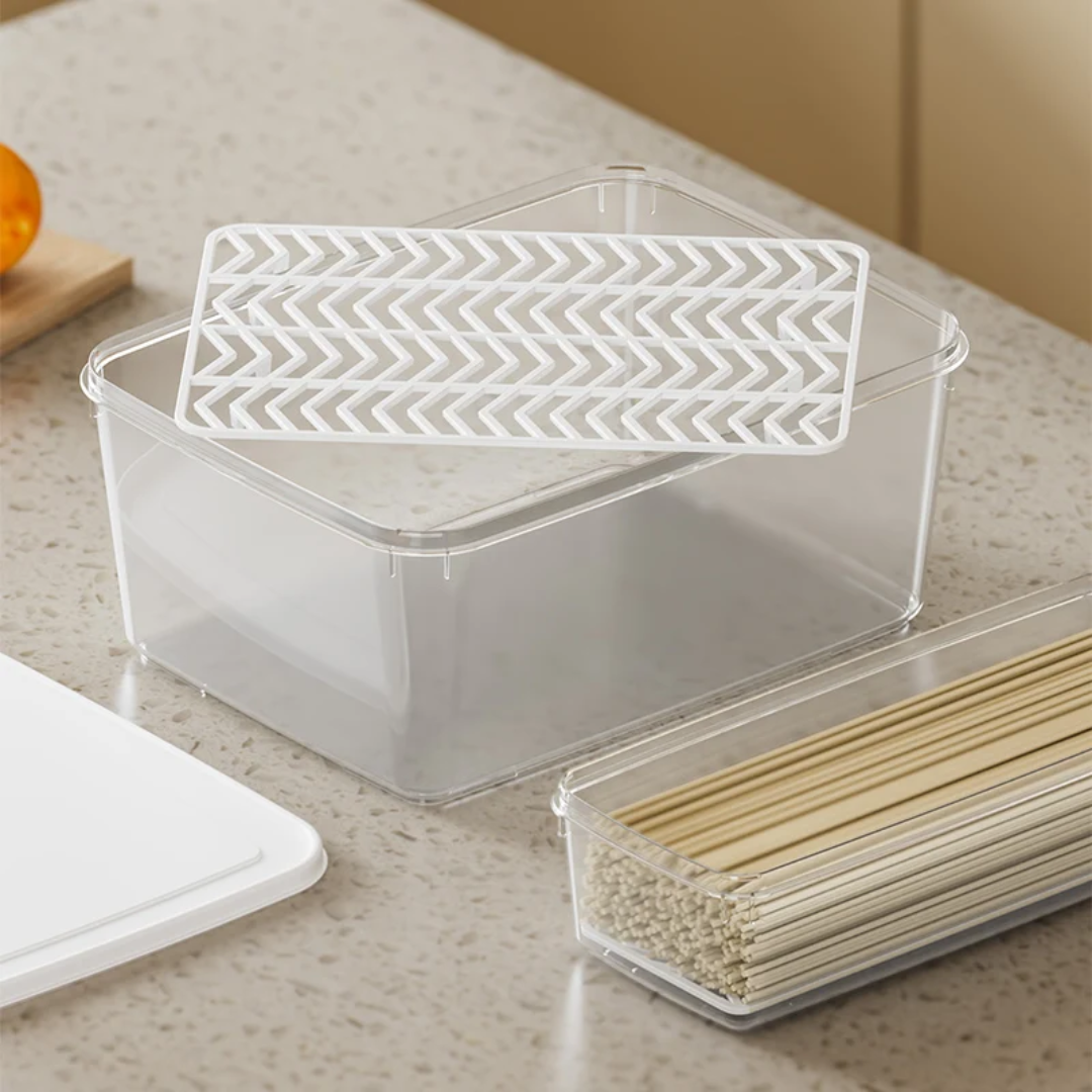 EasyDrain Storage Container| BPA Free Plastic