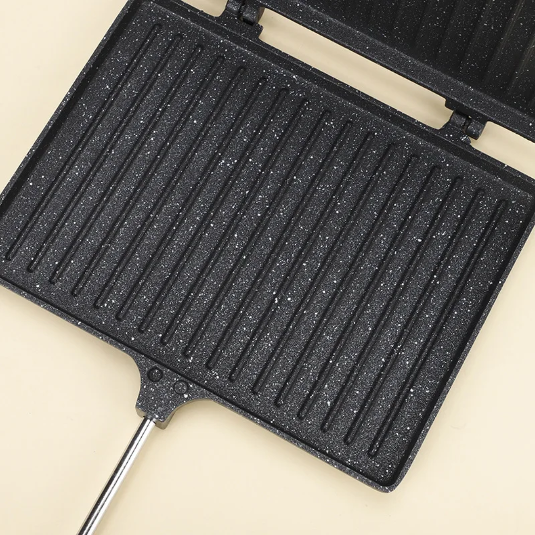 Double-Sided Non-Stick Sandwich Grill Pan