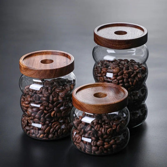 Modern Glass jars Sealed Bottles | 3 Pieces