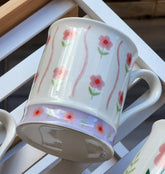 Spring Floral Ceramic Mug, 400ml - view 4