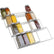 Acrylic In-Drawer Spice Rack Organizer with 21 Glass Jars & Labels - view 3