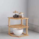 3-Tier Bamboo Kitchen Organizer Stand - view 4