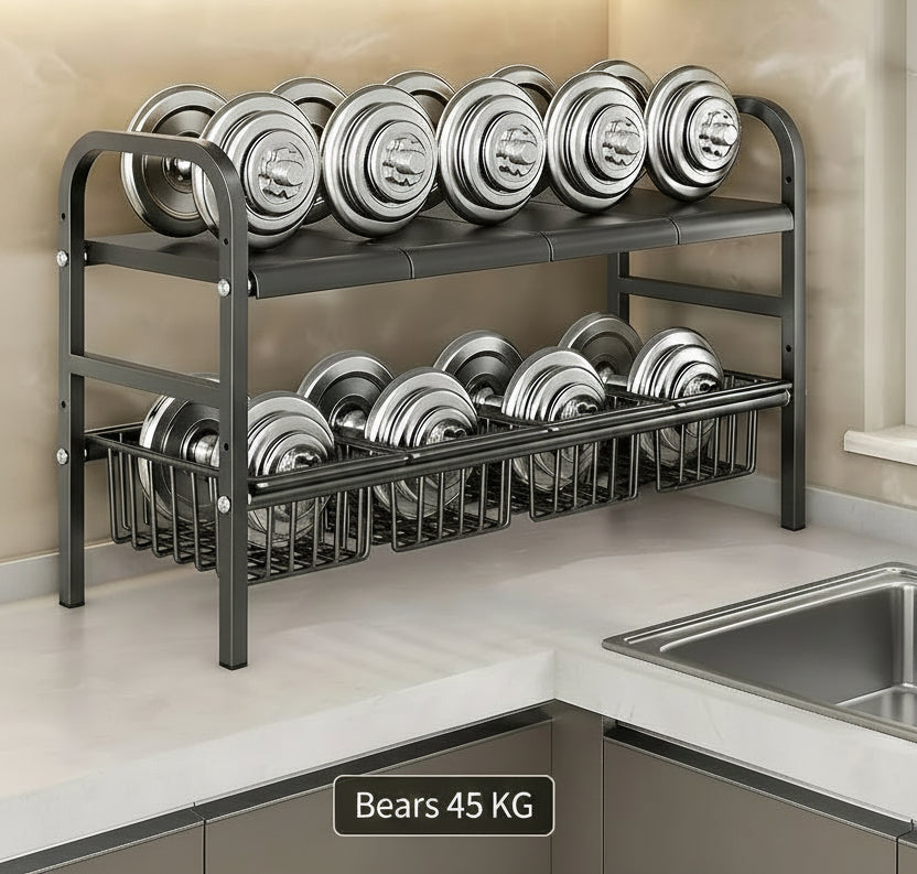 Under-Sink 3-Tier Multi-Purpose Kitchen Storage Rack