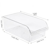 Wide Clear Acrylic Fridge Organizer Bin - view 3