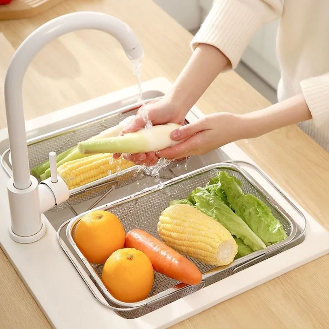 Adjustable Stainless Steel Sink Basket