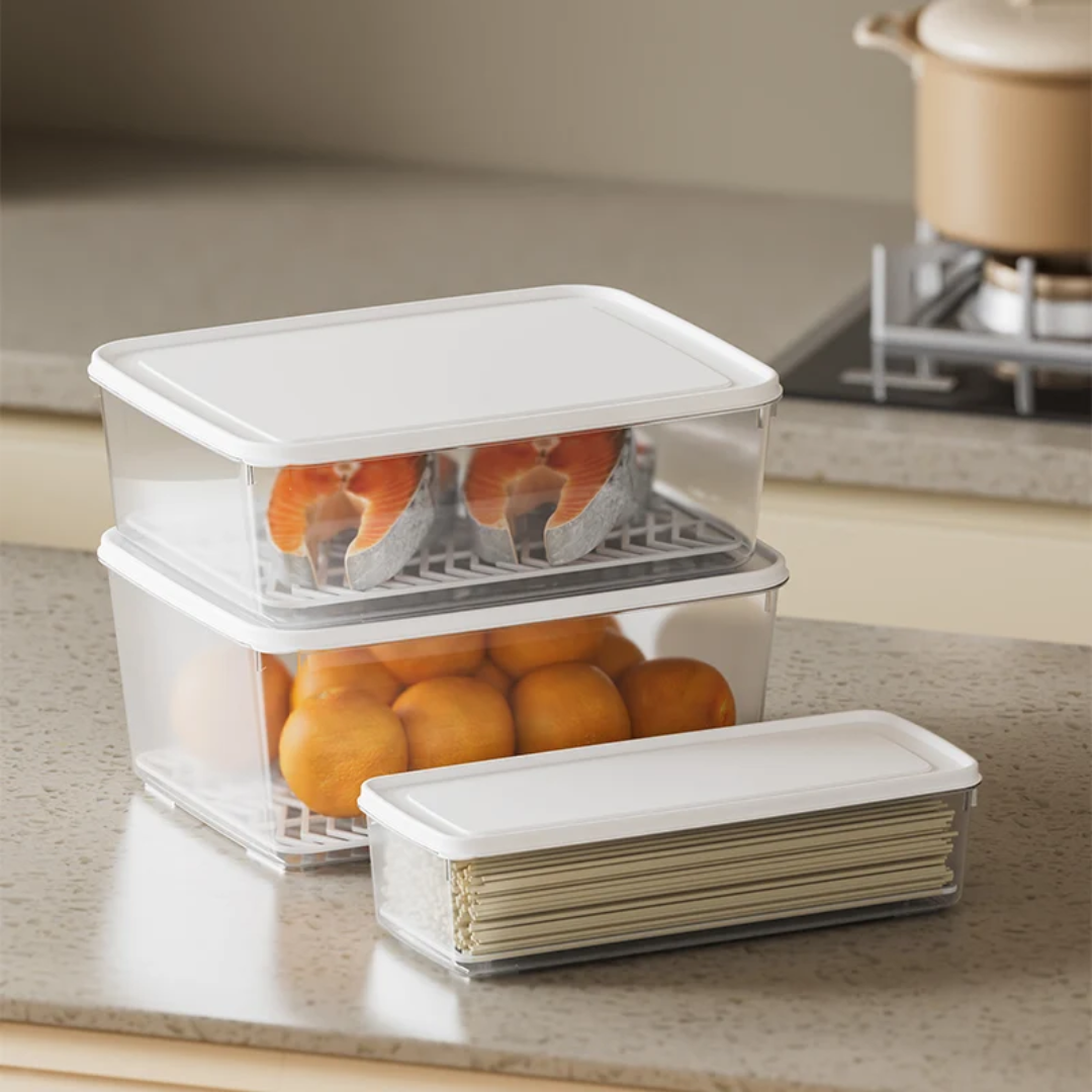 EasyDrain Storage Container| BPA Free Plastic