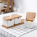 Porcelain Canister Set with Bamboo Tray - view 3