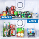 Clear Acrylic Fridge Can Organizer - view 7