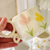 Yellow Butterfly Ceramic Mug - view 3