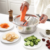 3-in-1 Kitchen Colander & Drain Basin - view 3
