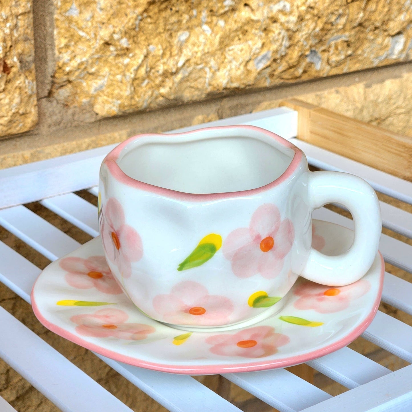 Spring Mugs Collection |Mug with saucer