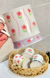 Spring Floral Ceramic Mug, 400ml - view 6