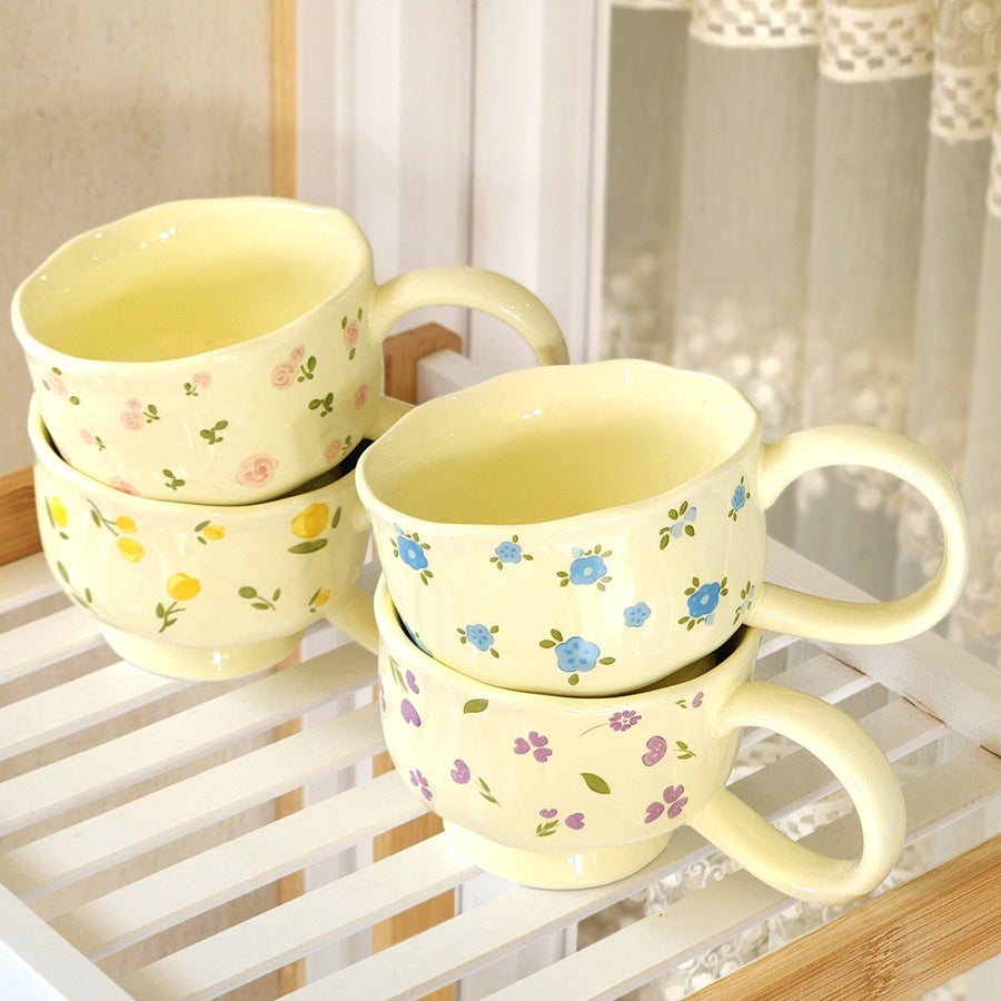 Floral Garden Ceramic Mug, 500ml - view 2