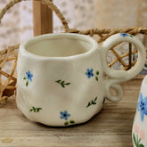 Blue Butterfly Ceramic Mug - view 2