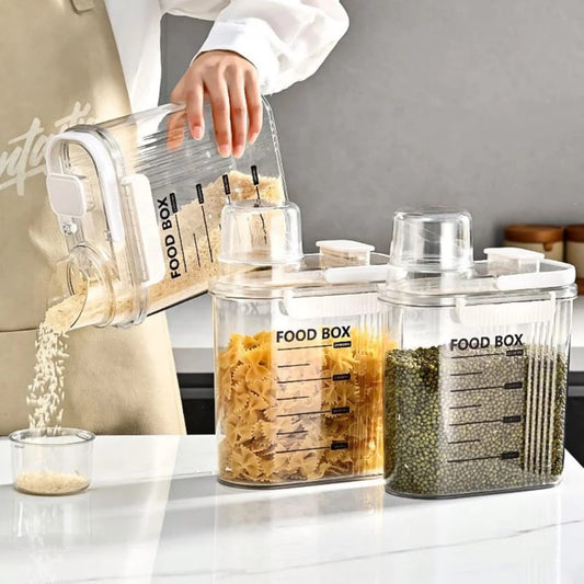 Pouring Food Storage Containers