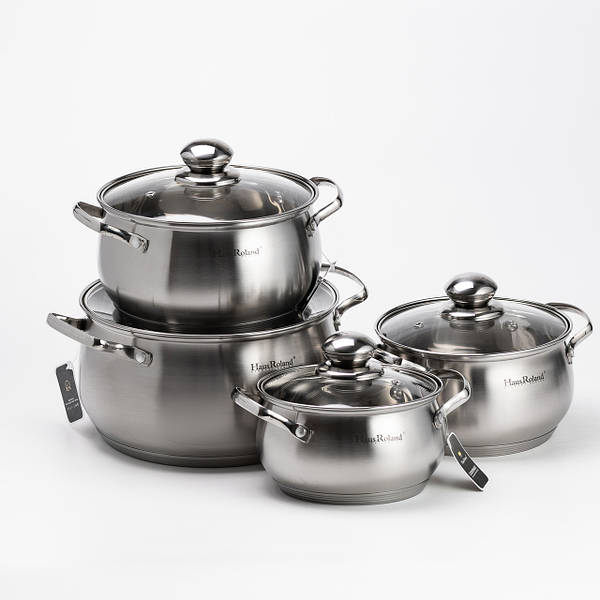 Haus Roland| 4pcs Stainless Steel Cookware Set