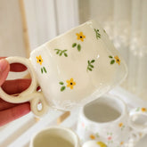 Yellow Butterfly Ceramic Mug - view 2
