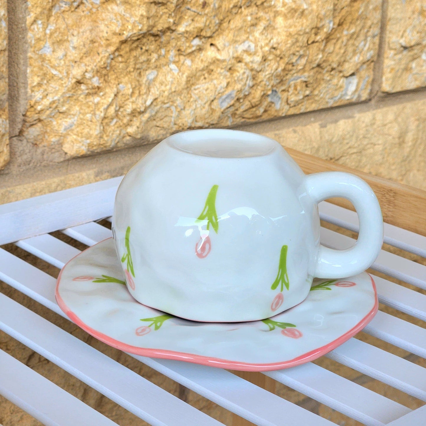 Spring Mugs Collection |Mug with saucer