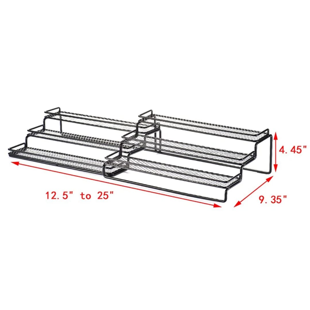Extendable 3 Tiers Spice Rack