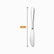 Mirror finish stainless steel table knife length 21 cm