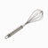 Stainless steel balloon whisk with round handle and hanging loop