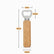 Stainless steel bottle opener dimensions 14 x 4 cm, head 3.2 cm, handle 2.8 cm
