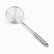 Stainless steel spider skimmer with spiral wire basket and round handle with hanging hole