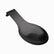 Black matte stainless steel spoon rest with hanging hook