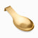 Stainless Steel Spoon Rest in brushed gold with hanging hook