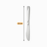 Stainless steel table knife length 21 cm