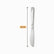 Stainless steel table knife length 21 cm