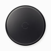Bottom of the graphite pizza pan with Tramontina Made in Brazil stamp