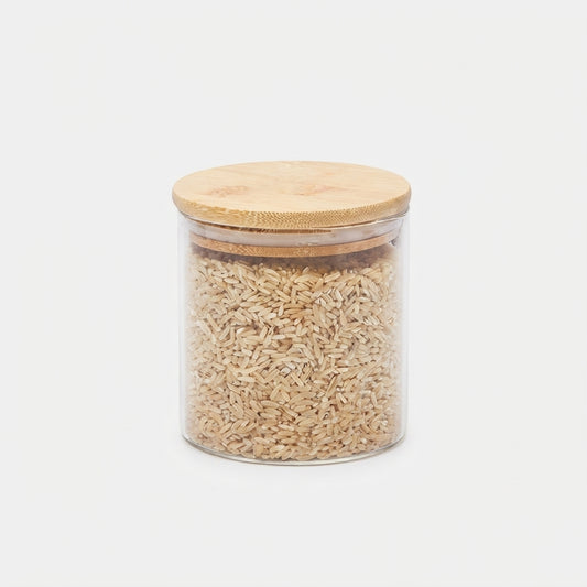 Classic Food Storage | Glass Containers With Wooden Lid