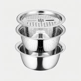 3-in-1 Kitchen Colander & Drain Basin