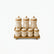 Porcelain Canisters with Bamboo Lids & Rack