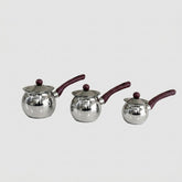 Stainless Steel Arabic Coffee Pot (Rakweh), Set of 3